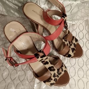 Pre-loved Antonio Melani leopard print shoes